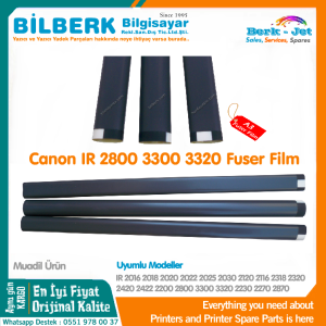 Fuser Film Sleeve for Canon IR 2016 2018 2020 2022 2025 2030 2120 2116 2318 2320 2420 2422 2200 2800 3300 3320 2230 2270 2870