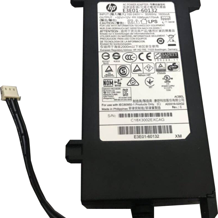 HP Officejet Pro 9730 9730e 9720 9720e E3E01-60132 AC Power Adapter Fits – Yazıcı Adaptörü